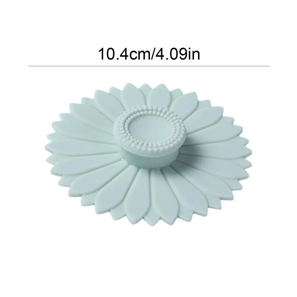 Silicone Cup Lid with Handle – Dustproof Leakproof Mug Cover Silicone Mug Lid PLUSH Green
