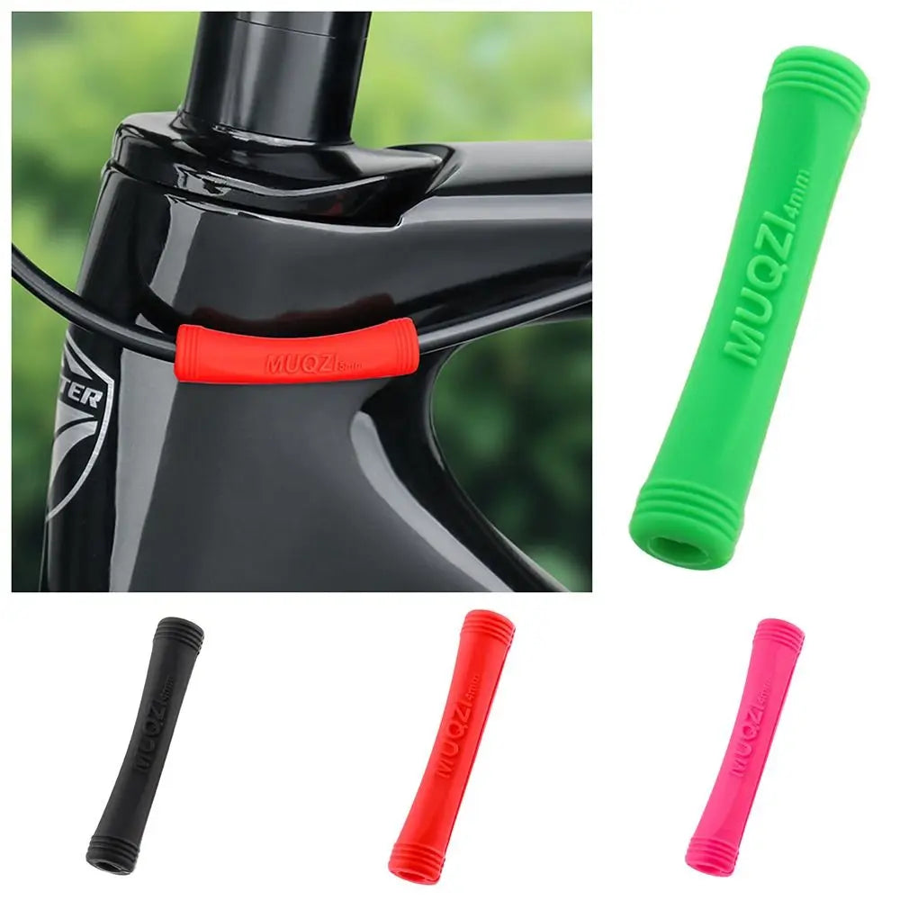 10pcs Silicone Bike Cable Protectors – Wrap Guard Tubes Bike Cable Protector PLUSH