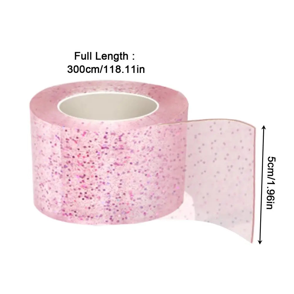 Glitter Nano Bubble Tape – Blowable DIY Craft Tape for Kids DIY Craft Tape PLUSH Pinks
