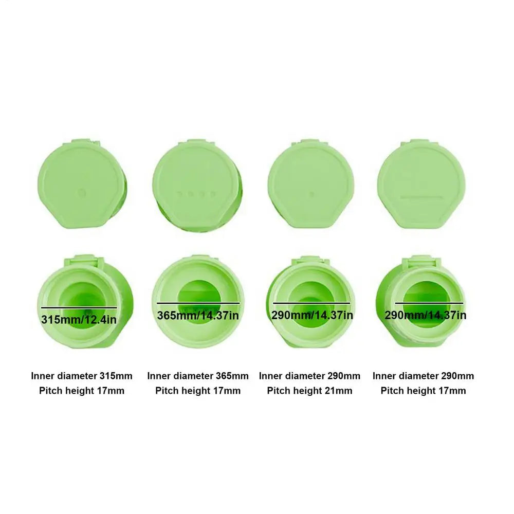 4-Pack Squeeze Bottle Caps – Universal Sauce Dispenser Lids Condiment Bottle Lids PLUSH Green 4Pcs