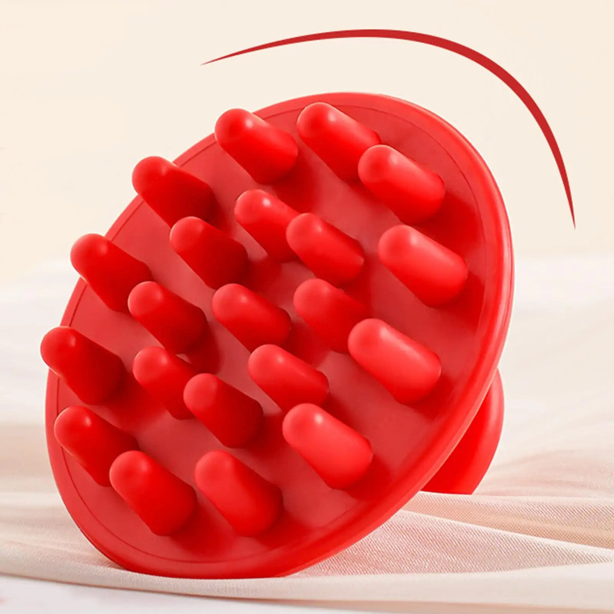 Silicone Scalp Massager Shampoo Brush – Body Scrubber Scalp Massager Brush PLUSH