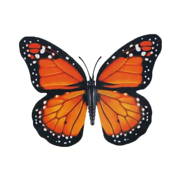 3D Monarch Butterfly Wall Decor – Orange Artificial Butterflies Butterfly Wall Decor PLUSH