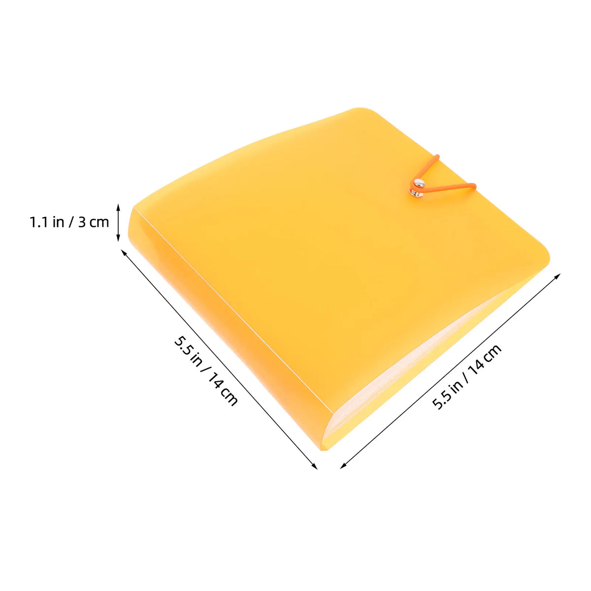 Portable CD DVD Organizer Binder Wallet Case Holder – Orange CD DVD Organizer PLUSH