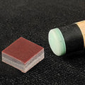 Billiard Pool Cue Tip – Hard Bakelite Jump & Break Replacement Billiard Cue Tip PLUSH Brown