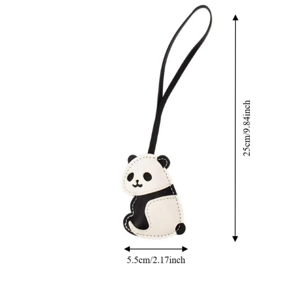 Panda PU Leather Keychain Bag Charm Pendant | Trendy Gift Keychain Bag Charm PLUSH