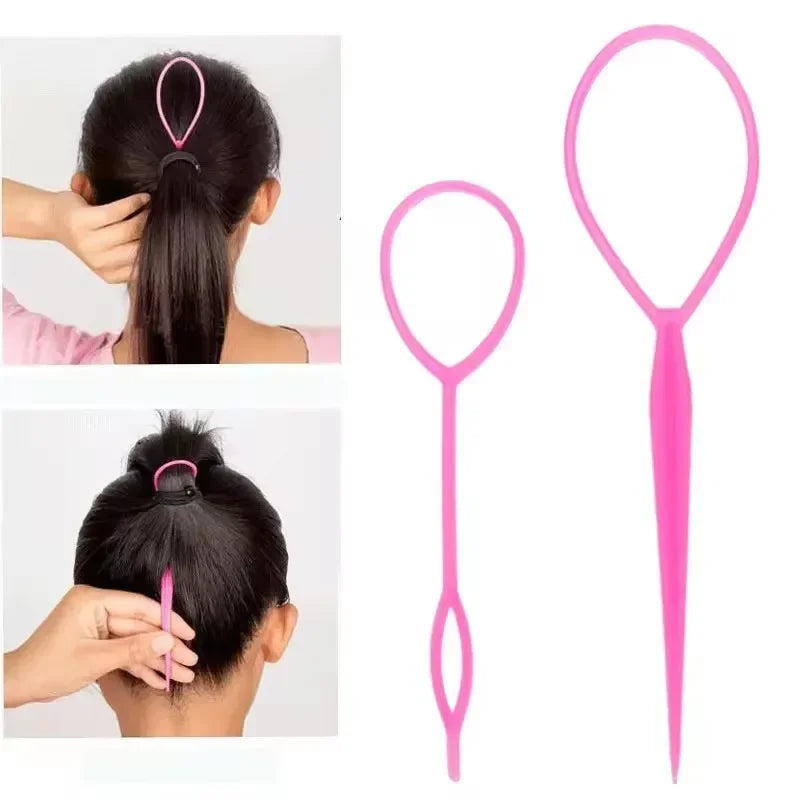 Hair Styling Set – Rubber Bands, Cutter & Rat Tail Comb Kit Hair Styling Kit PLUSH