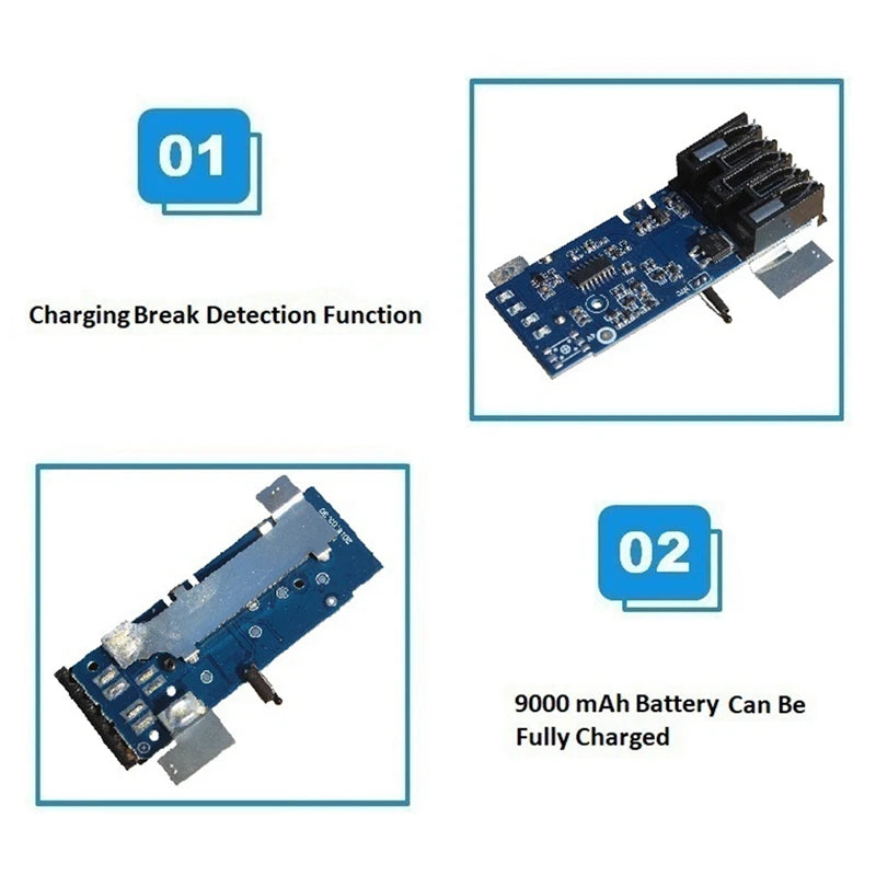 Milwaukee M18 18V Li-Ion Battery Protection Circuit Board PCB Battery Circuit Board PLUSH