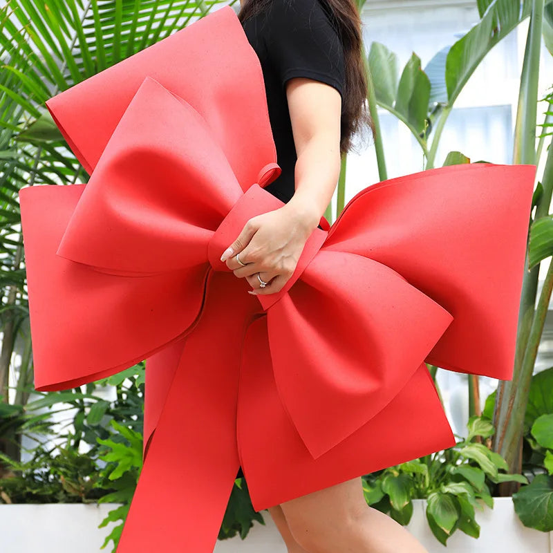 Large Decorative Bow – Christmas Tree Topper, Door & Party Décor Decorative Bow PLUSH