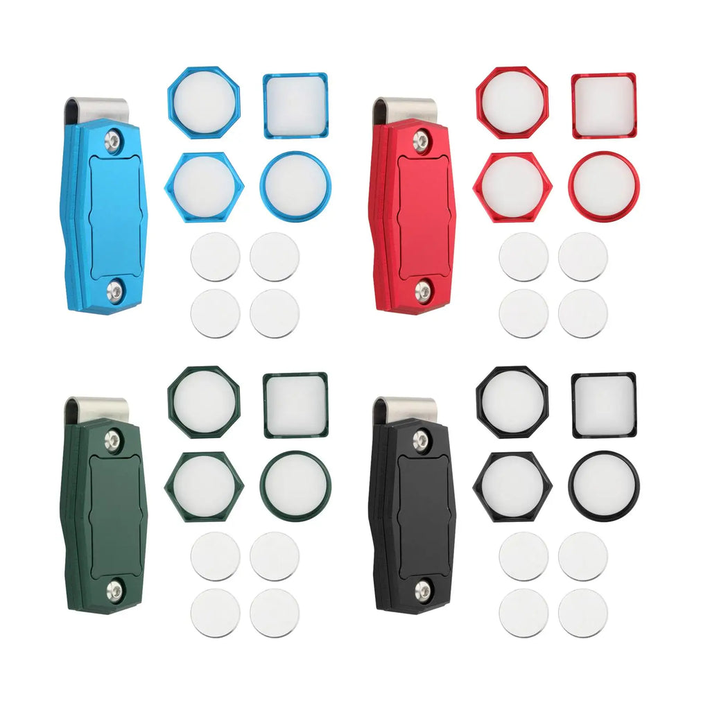 Tooyful Billiard Chalk Holder with Belt Clip – 4 Shapes Billiard Chalk Holder PLUSH