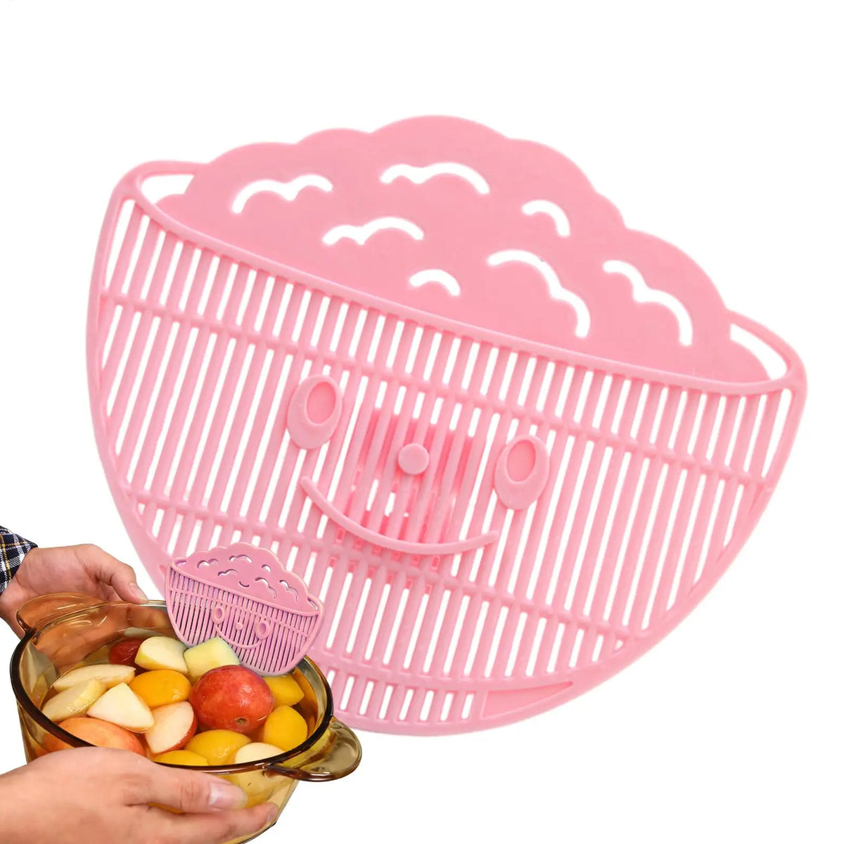 Clip-On Pot Strainer – Pasta & Rice Drainer Kitchen Tool Kitchen Strainer PLUSH