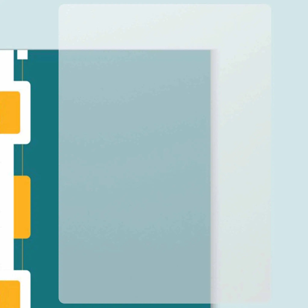 A4 Clear Binding Sheets 50 Pack – Transparent Plastic Covers Binding Covers PLUSH