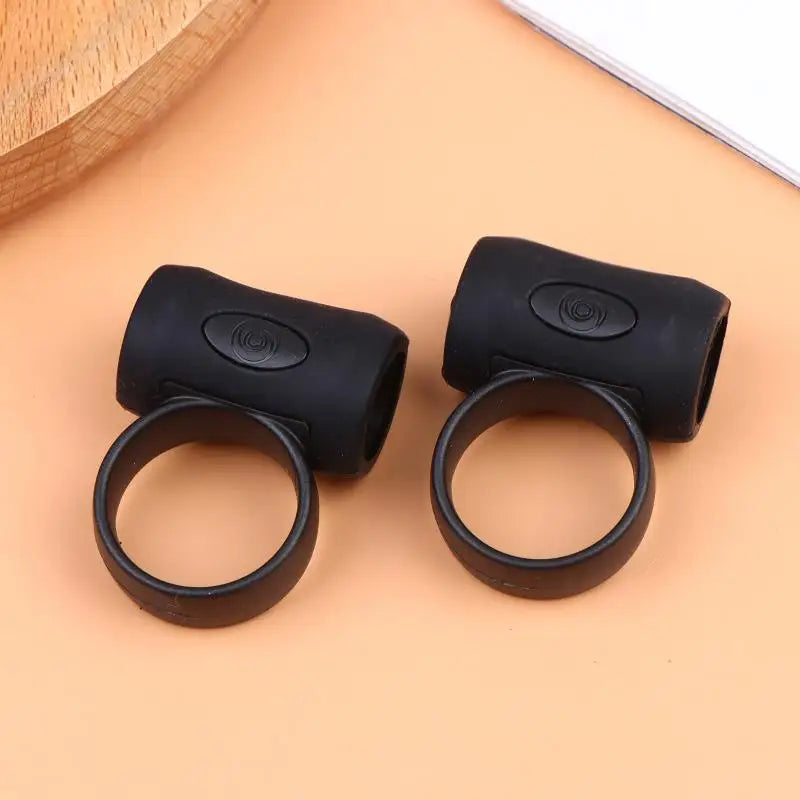2Pcs Drumstick Grip Finger Ring Clips – Youth Percussion Training Drumstick Grip Clip PLUSH All black
