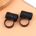2Pcs Drumstick Grip Finger Ring Clips – Youth Percussion Training Drumstick Grip Clip PLUSH All black