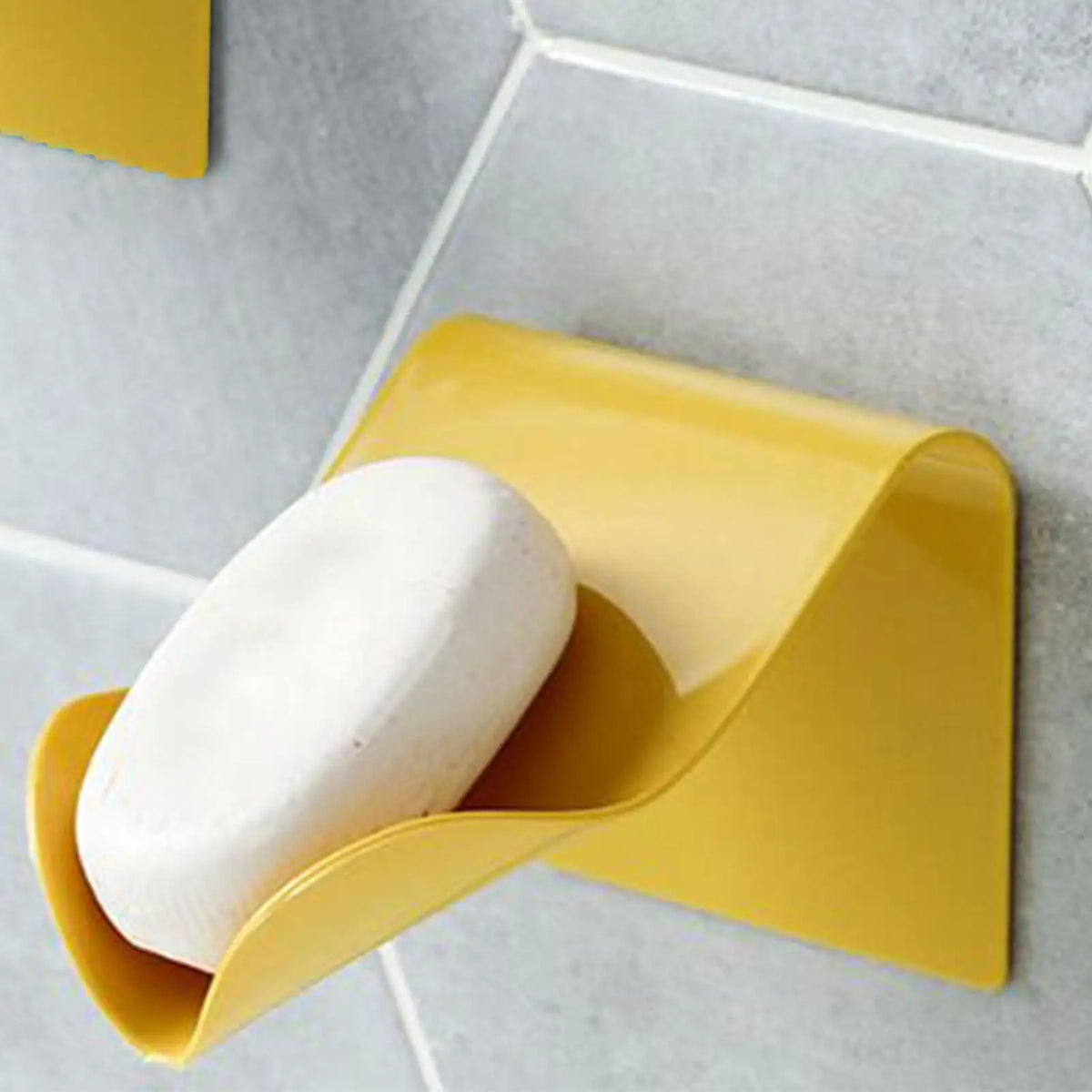 Leafology Drain Soap Dish – Self-Draining Wall & Counter Holder Drain Soap Dish PLUSH