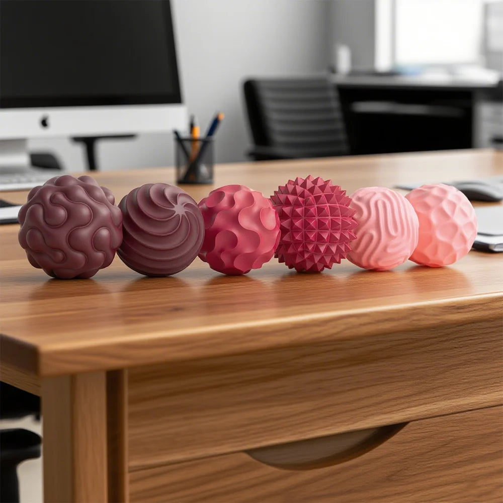 Silicone Magnetic Fidget Balls | Sensory Toy – 6 or 12 Pcs Magnetic Fidget Toy PLUSH