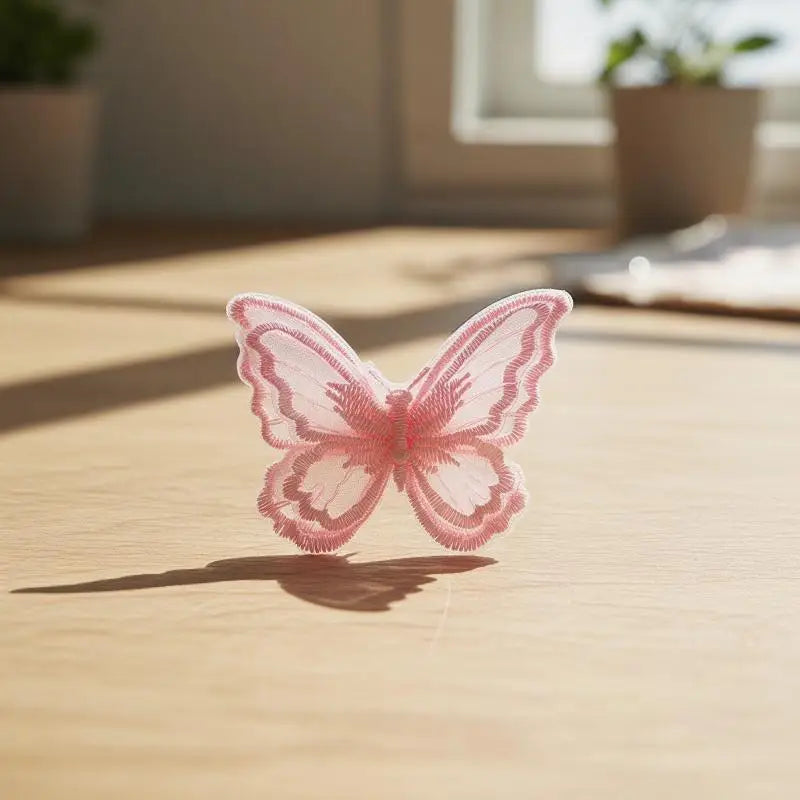 10pcs Butterfly Lace Iron-On Embroidered Patches – DIY Appliqué Iron-On Patch PLUSH
