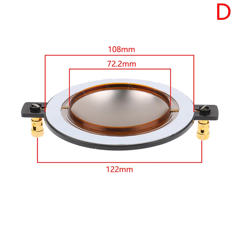 Titanium Tweeter Voice Coil Diaphragm – DIY Speaker Repair Speaker Repair Part PLUSH 72.2mm