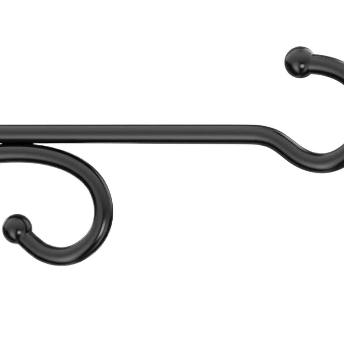 2-Pack Vintage Iron Wall-Mounted Flower Pot Hook Holder Plant Wall Hook PLUSH