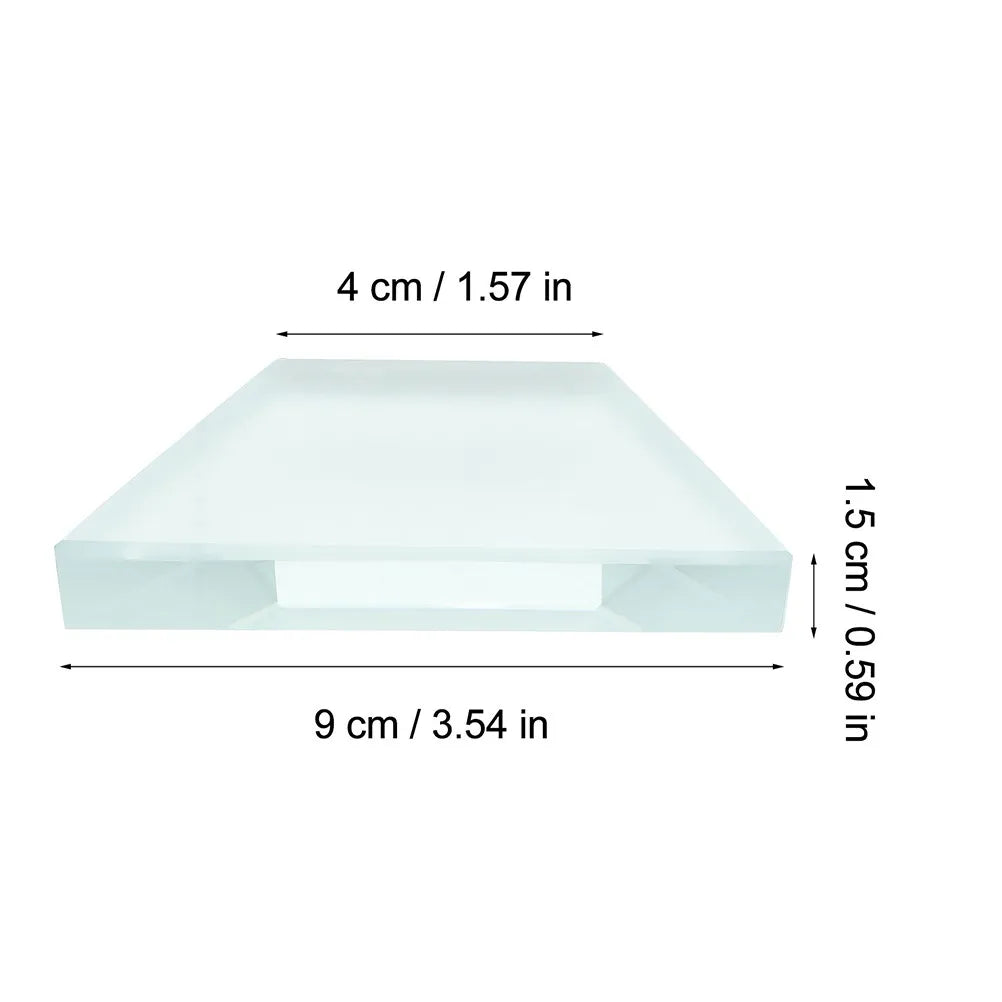 2pcs Trapezoidal Optical Glass Bricks – Physics Lab Experiment Physics Lab Equipment PLUSH