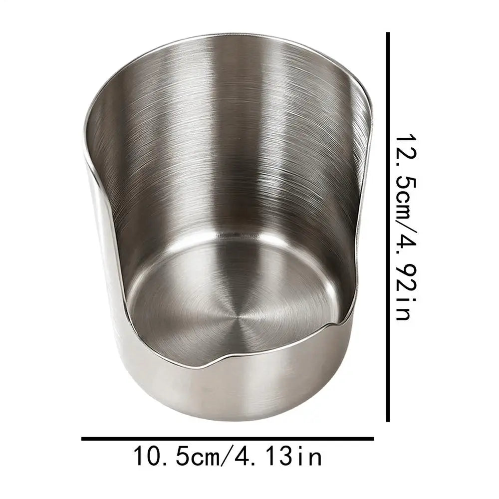 Stainless Steel Pot Lid & Spoon Holder Kitchen Rack Kitchen Utensil Rack PLUSH 1PC