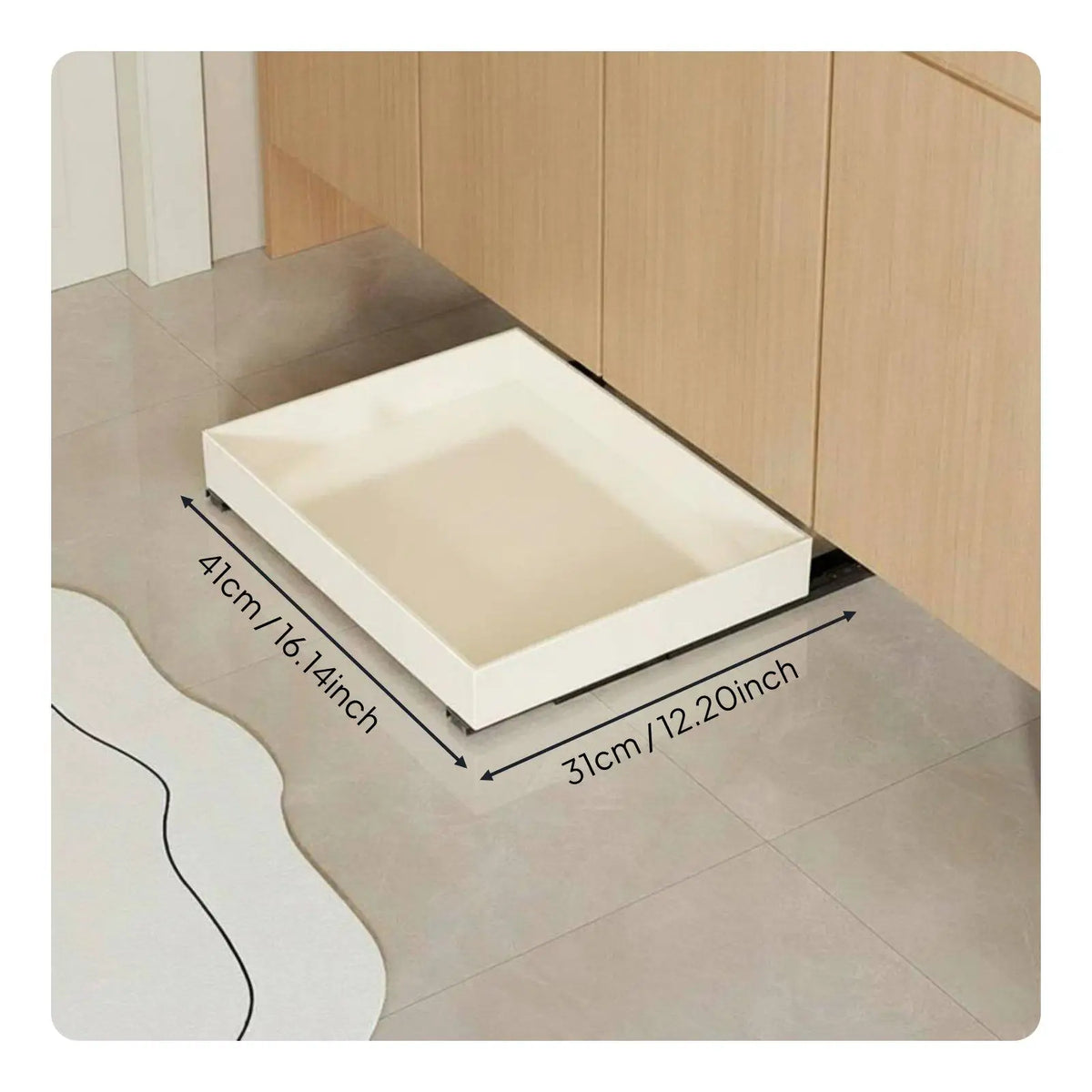 Under Cabinet Pull-Out Shoe Drawer | Iron Storage Rack Shoe Storage Drawer PLUSH Default Title