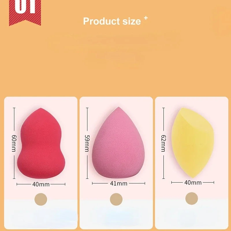 Water-Drop Makeup Sponge Puff | Wet & Dry Foundation Blender Makeup Sponge Puff PLUSH