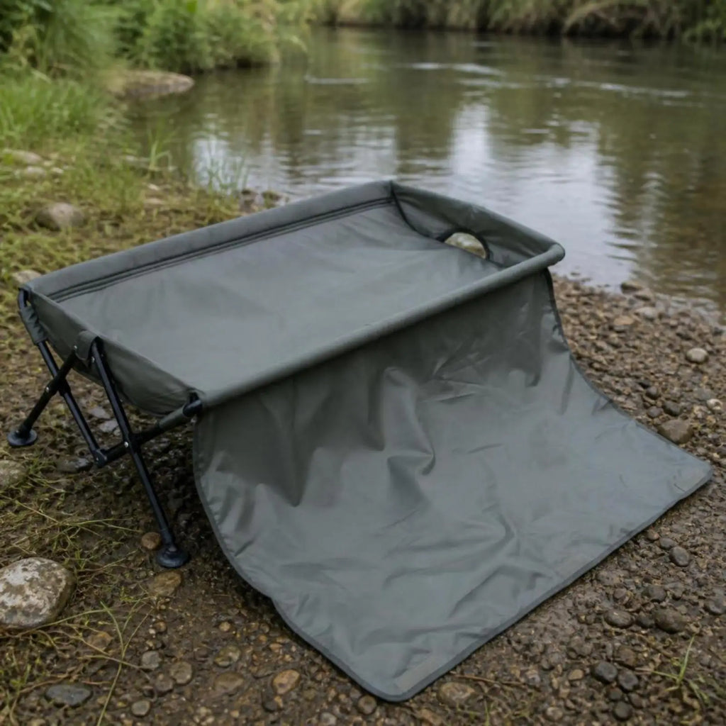 Foldable Carp Fishing Cradle – Waterproof Unhooking Mat Fishing Cradle Mat PLUSH