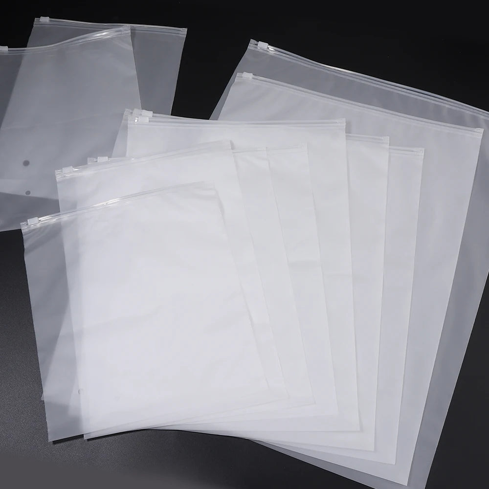 Matte Frosted Ziplock Bags – Jewelry & Craft Storage Pouches Ziplock Storage Bags PLUSH