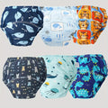 6pcs Soft Cotton Potty Training Pants – Washable & Reusable Potty Training Pants PLUSH A L