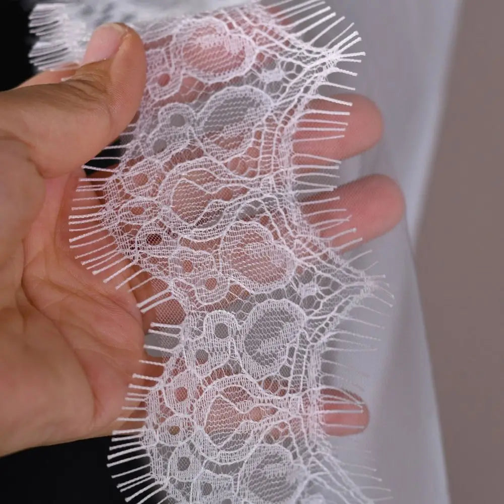 Long Lace Bridal Veil with Comb – Vintage Tulle Wedding Veil Bridal Veil PLUSH
