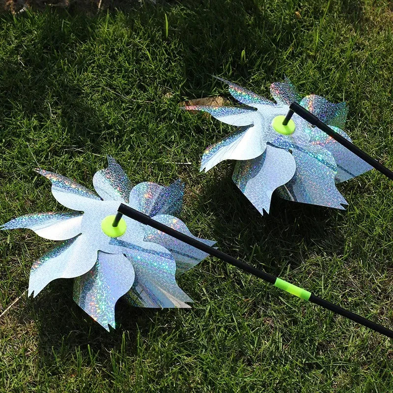 Reflective Bird Repeller Windmill Spinner – Garden Protection Bird Repeller Windmill PLUSH