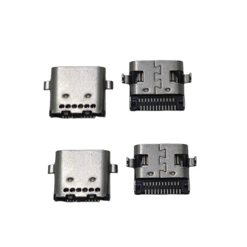 Type-C Charging Port Jack Power Connector Replacement 1/4 Pcs Laptop Charging Connector PLUSH B 4pcs