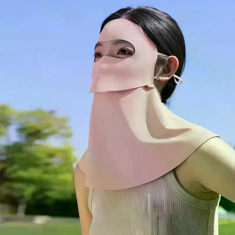Women's UV Protection Cycling Face Mask – Breathable & Lightweight UV Cycling Face Mask PLUSH