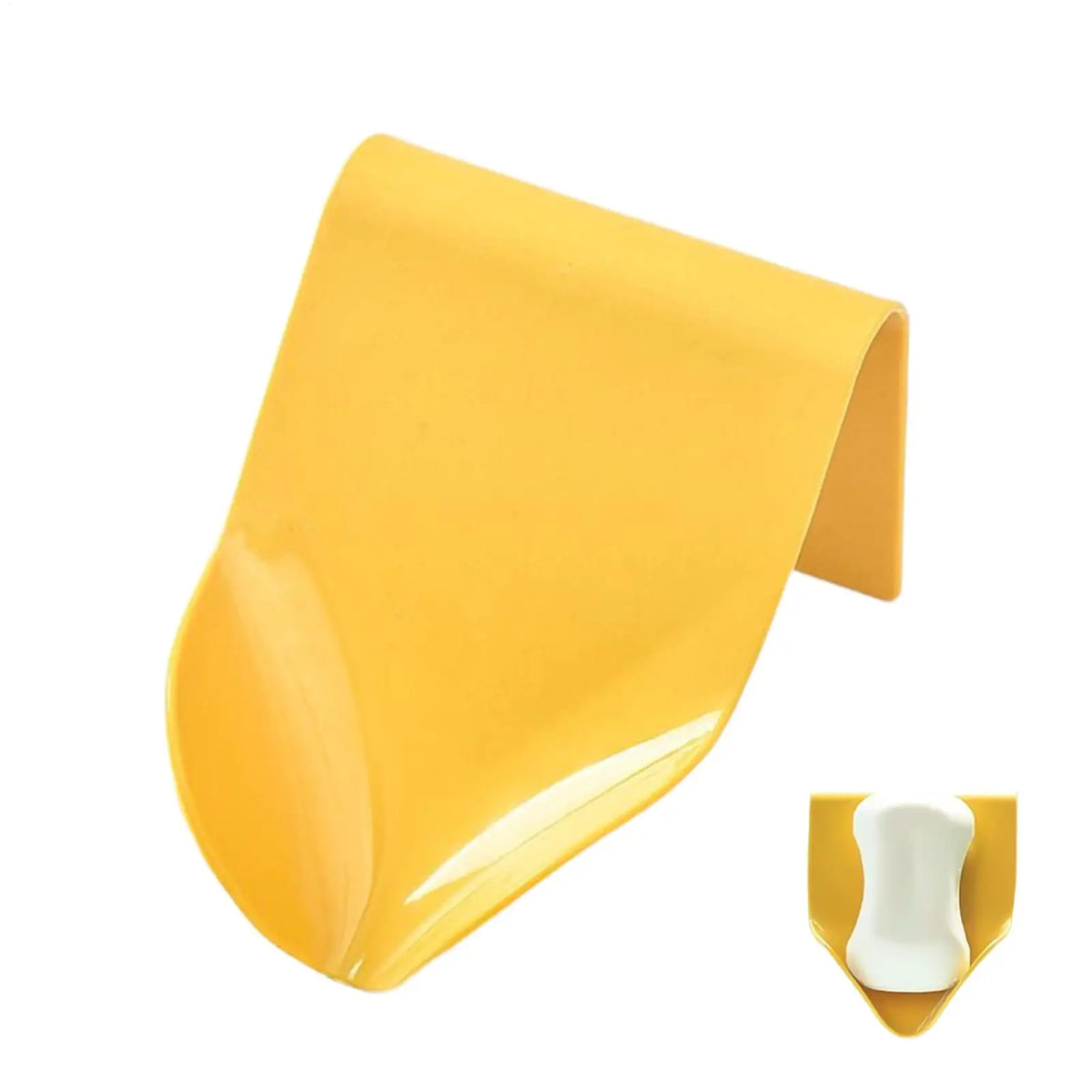 Leafology Drain Soap Dish – Self-Draining Wall & Counter Holder Drain Soap Dish PLUSH