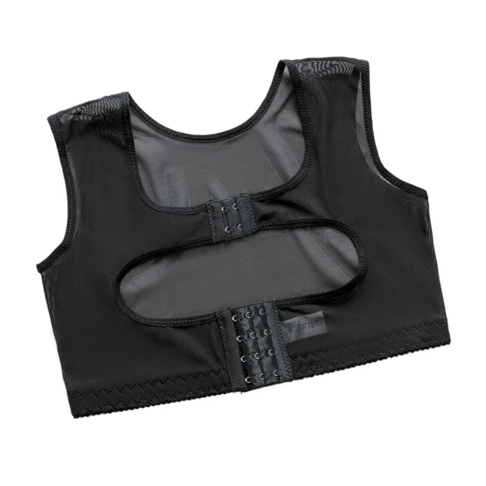 Women's Body Shaper Corset Vest Bustier & Posture Bra Body Shaper Vest PLUSH Black M