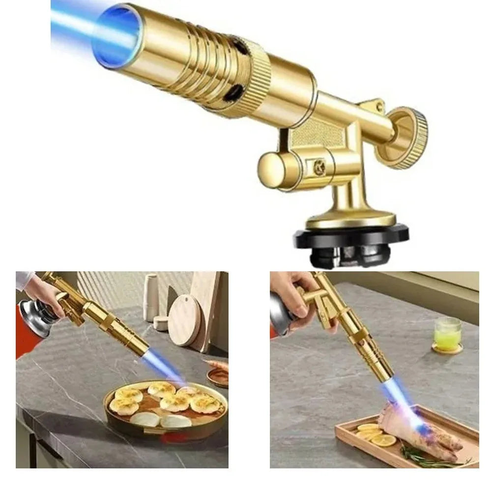 Pure Copper Gas Torch – Auto Ignition Flame Gun for Kitchen & BBQ Kitchen Torch PLUSH