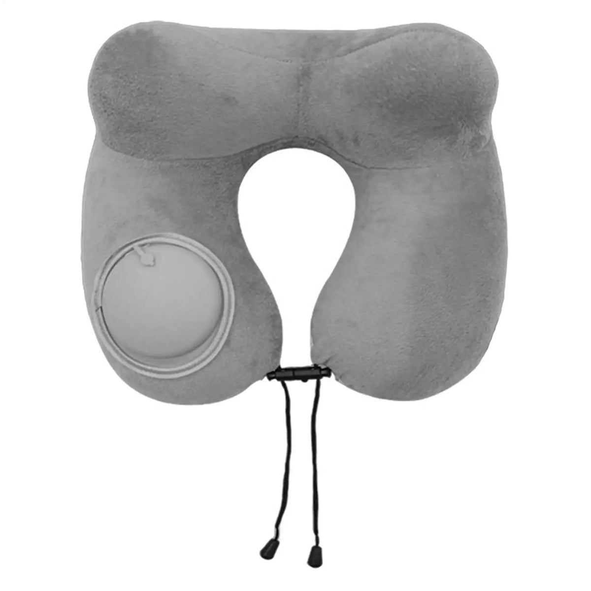 Inflatable U-Shape Travel Neck Pillow – Plush Portable Support Travel Neck Pillow PLUSH