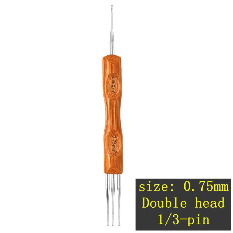 Wooden Crochet Dreadlocks Braid Needle – Hair Extension Tool