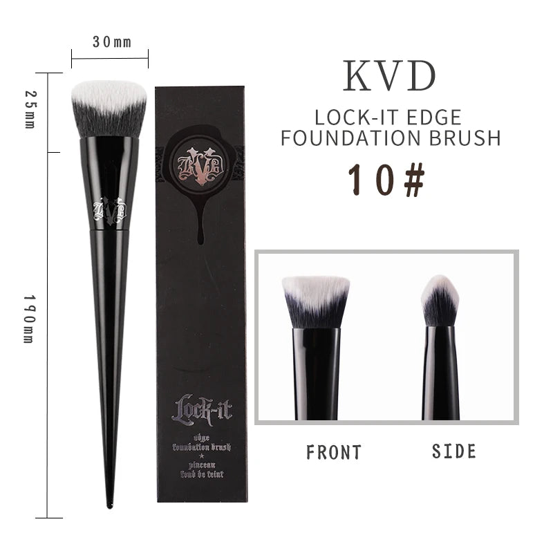 Kat Von D KVD Makeup Brush – Foundation, Blush & Eyeshadow Makeup Brush PLUSH 10 with box China Mainland