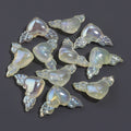 10pcs AB Wing Heart Acrylic Spacer Beads – DIY Jewelry Making Acrylic Spacer Beads PLUSH Yellow