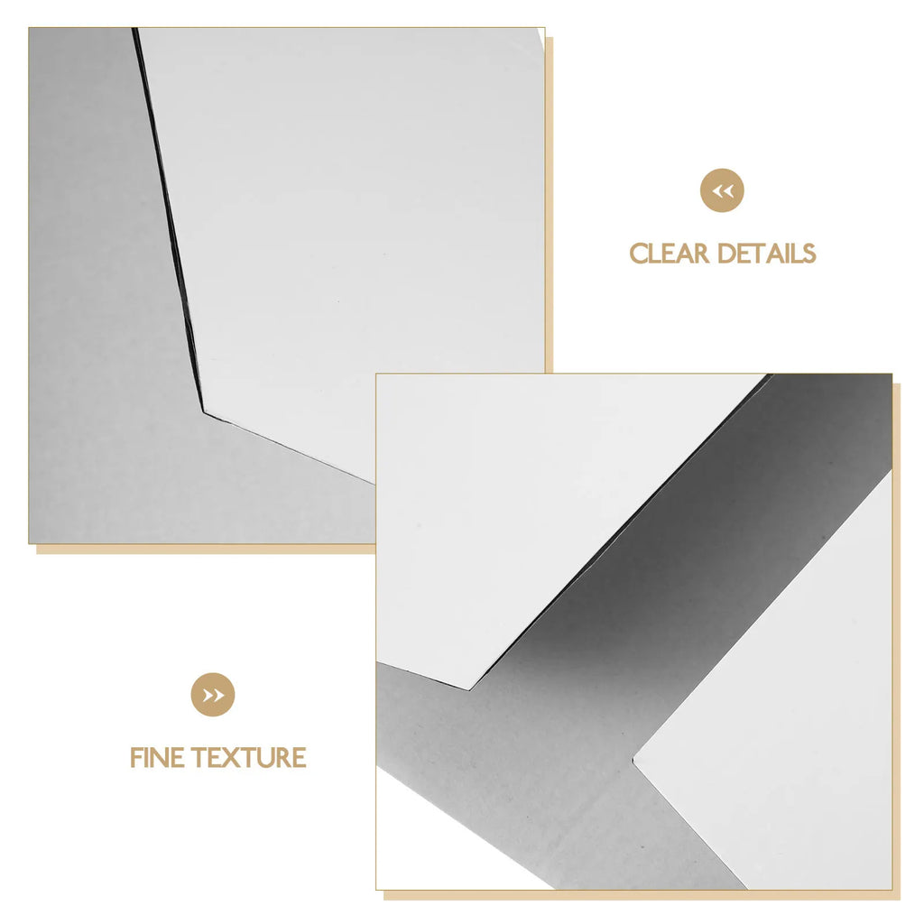 White Trifold Presentation Board + Double-Sided Tape – 3pk Trifold Display Board PLUSH