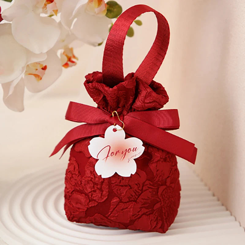 Fabric Tassel Drawstring Candy Bags – Wedding & Party Favors Party Favor Bag PLUSH