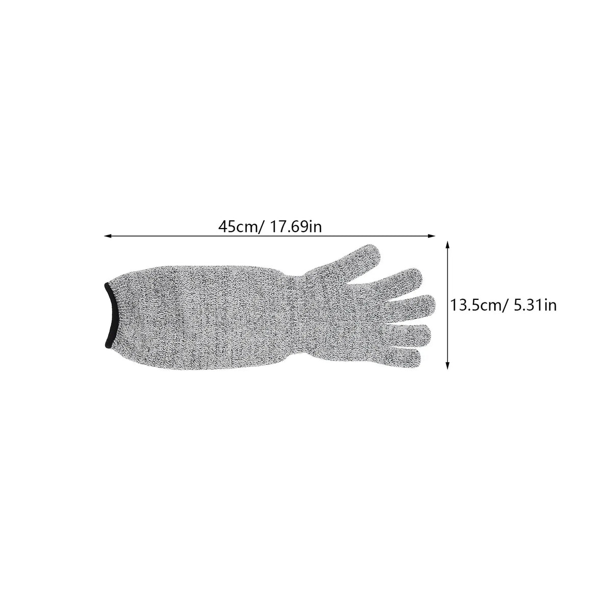 Level 5 Cut Resistant Gloves with Extended Forearm Sleeves Cut Resistant Gloves PLUSH