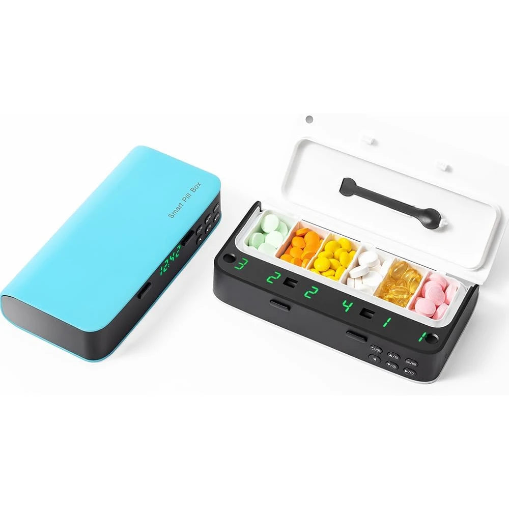 Smart 7-Day Pill Organizer with Alarm – Up to 7 Daily Reminders Pill Organizer PLUSH