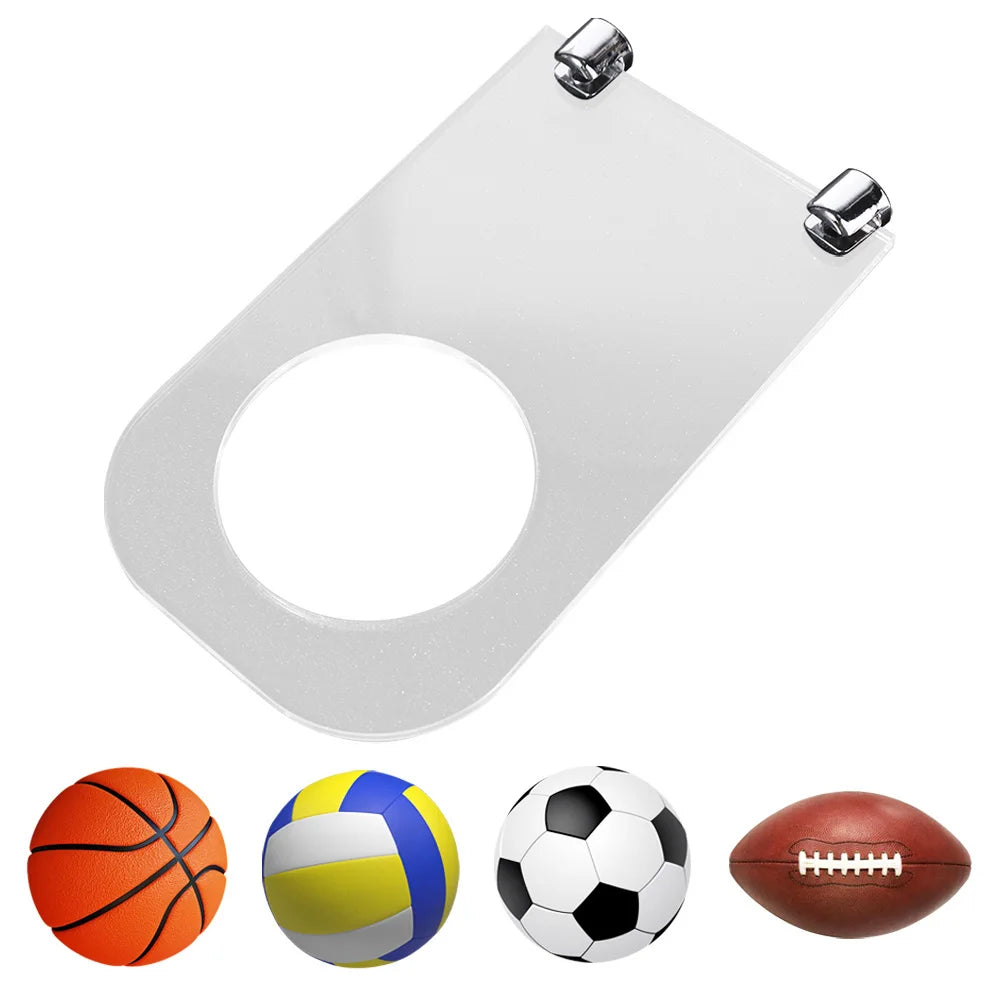 Wall Mount Acrylic Ball Display Stand – Basketball Football Soccer Ball Display Stand PLUSH