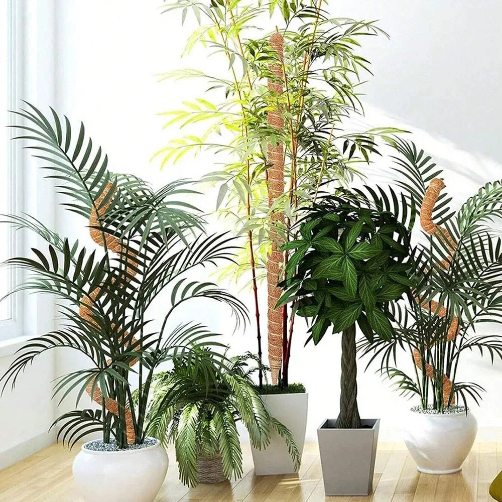 Bendable Moss Pole for Monstera & Climbing Plants | Indoor Trellis Plant Support Stake PLUSH