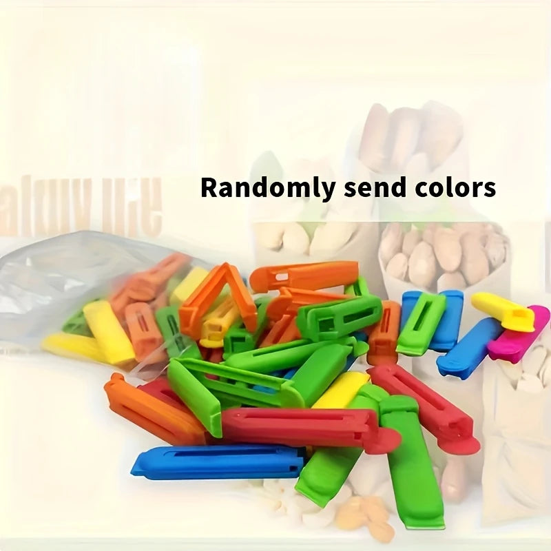 5pcs Colorful Sealing Clips – Bag Clips for Kitchen Storage Kitchen Bag Clips PLUSH