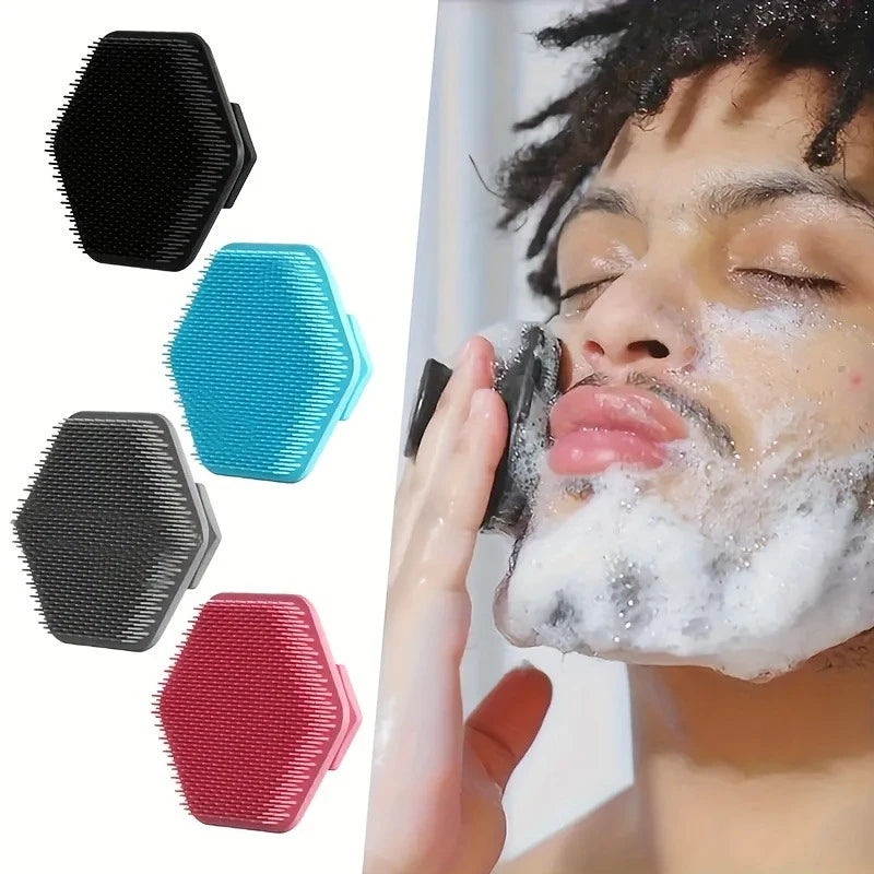 Men's Beard Brush – Soft Bristle Grooming & Shaving Tool Beard Grooming Brush PLUSH