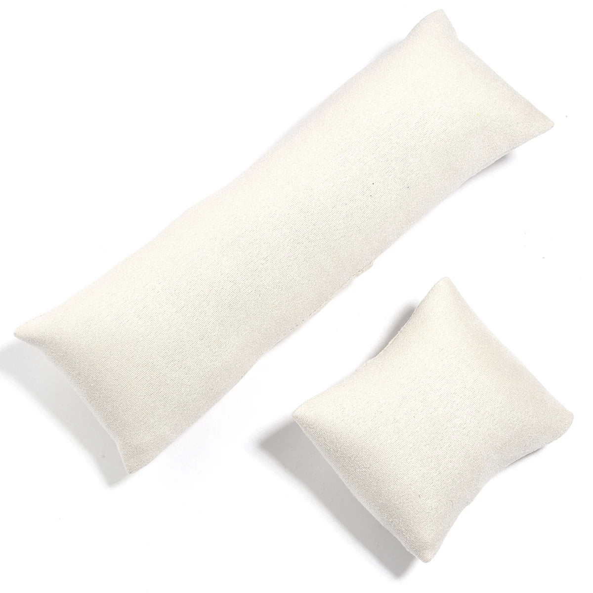 Velvet Suede Jewelry Display Pillow Set – Bracelet & Watch Holder Jewelry Display Pillow PLUSH Suede Off White