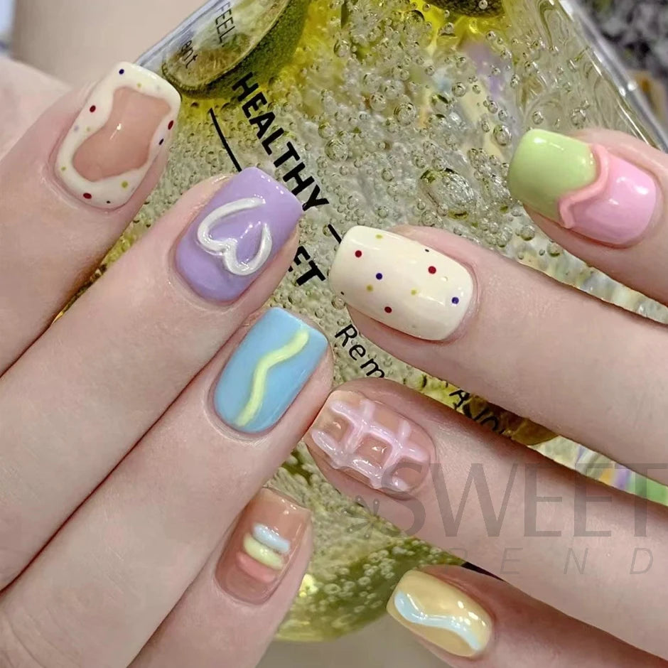 8ml Macaron Pudding Nail Gel – 3D Candy Color UV LED Polish Nail Gel Polish PLUSH